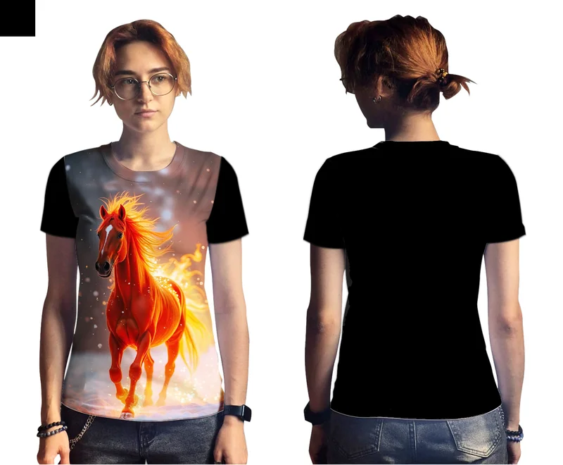 сублимационные футолки: Вогняний ривок